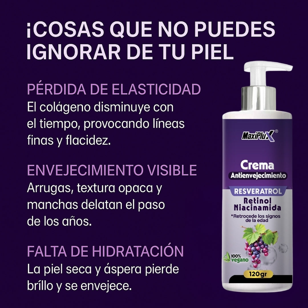 Crema Resveratrol Antienvejecimiento
