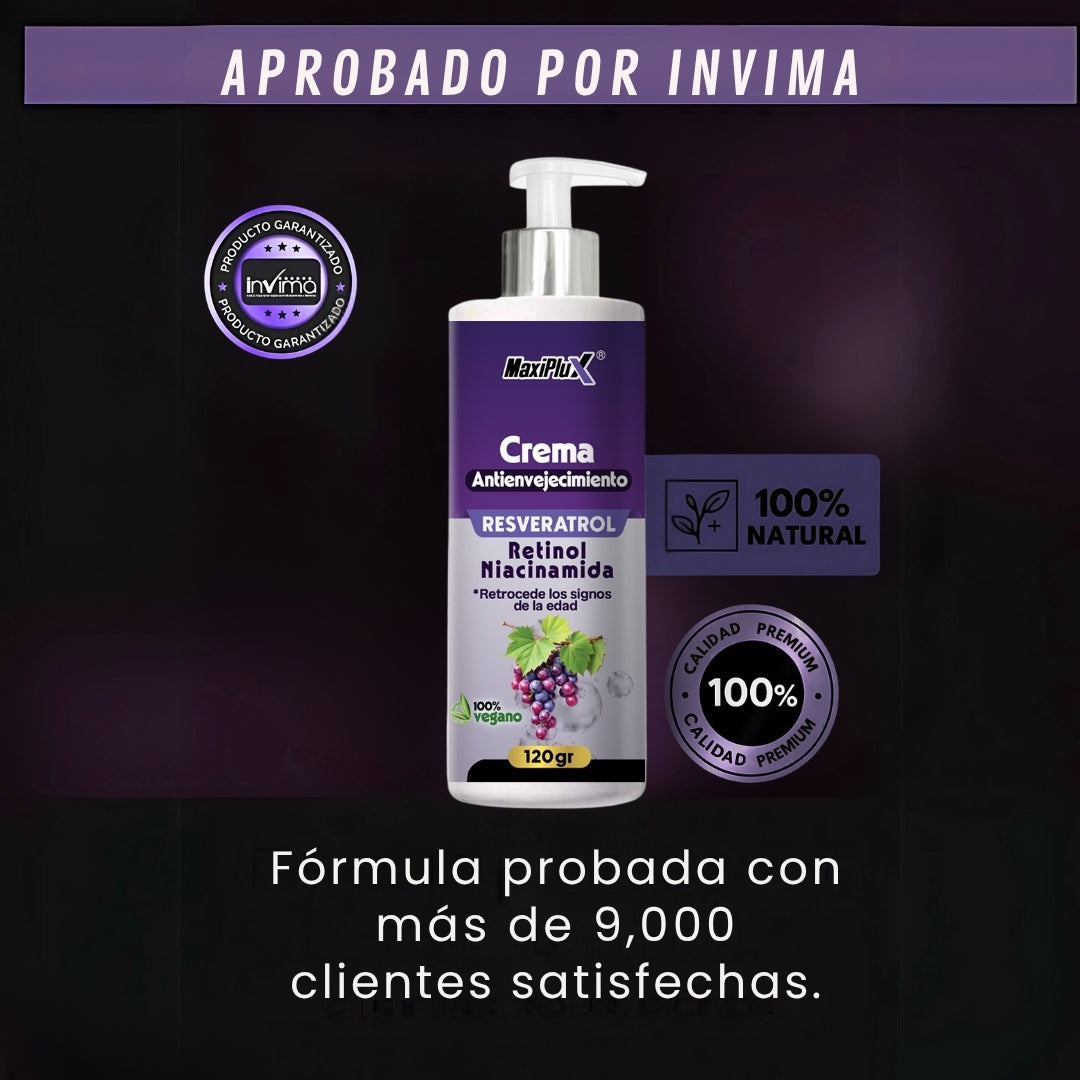 Crema Resveratrol Antienvejecimiento